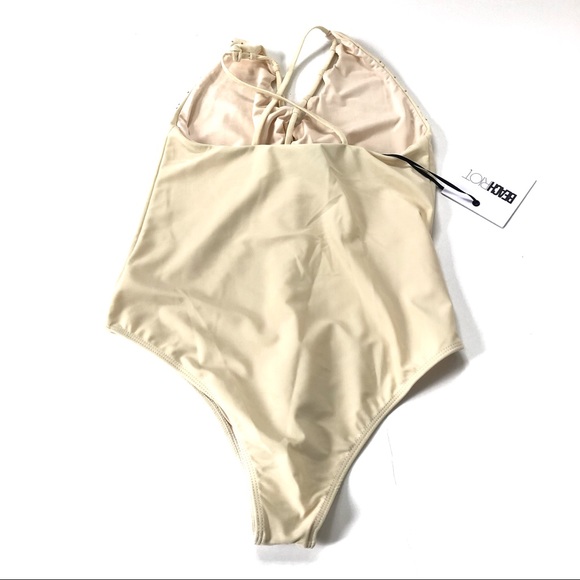 Beach Riot Nicolette One Piece Ivory Swimsuit - Picture 3 of 6